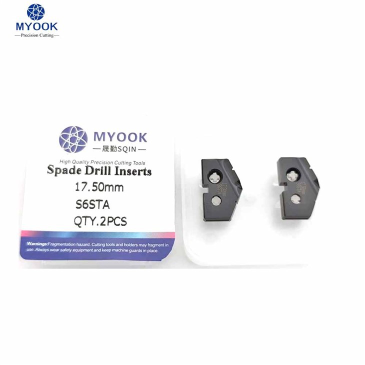 Spade Drill Inserts 17.5mm S6STA