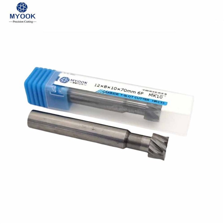 Carbide T- Slot Cutter 12x8x10x70mm 6F suppliers